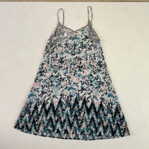 Aeropostale Floral Print Slip Dress Women’s XS Spaghetti Strap Summer Boho